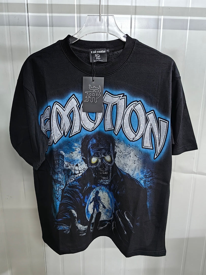 Mixed Emotion Illustrated Graphic Tee