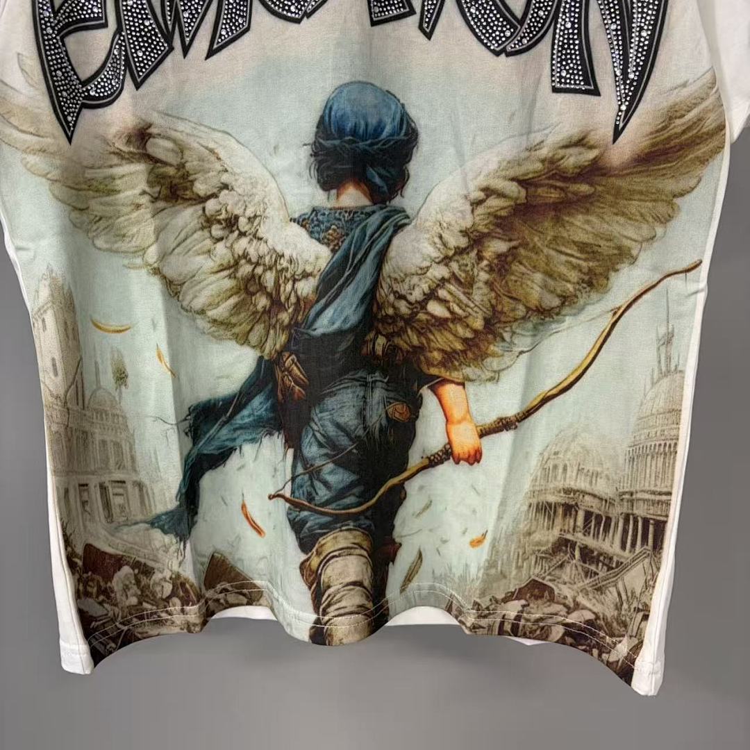 Mixed Emotion Angel Graphic Tee