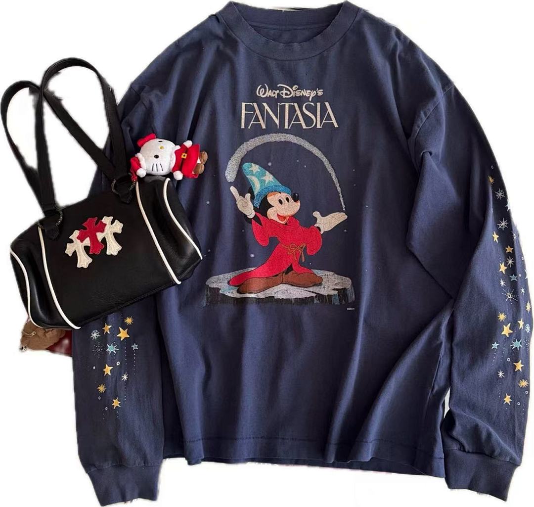 Saint Michael Animated Graphic & Bold Arch Logo Sweatshirt