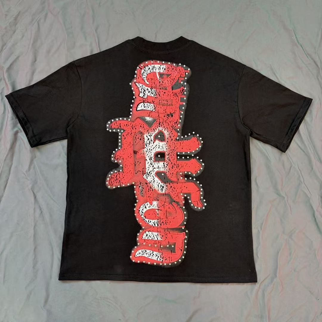 Mixed Emotion Layered Lettering Graphic Tee