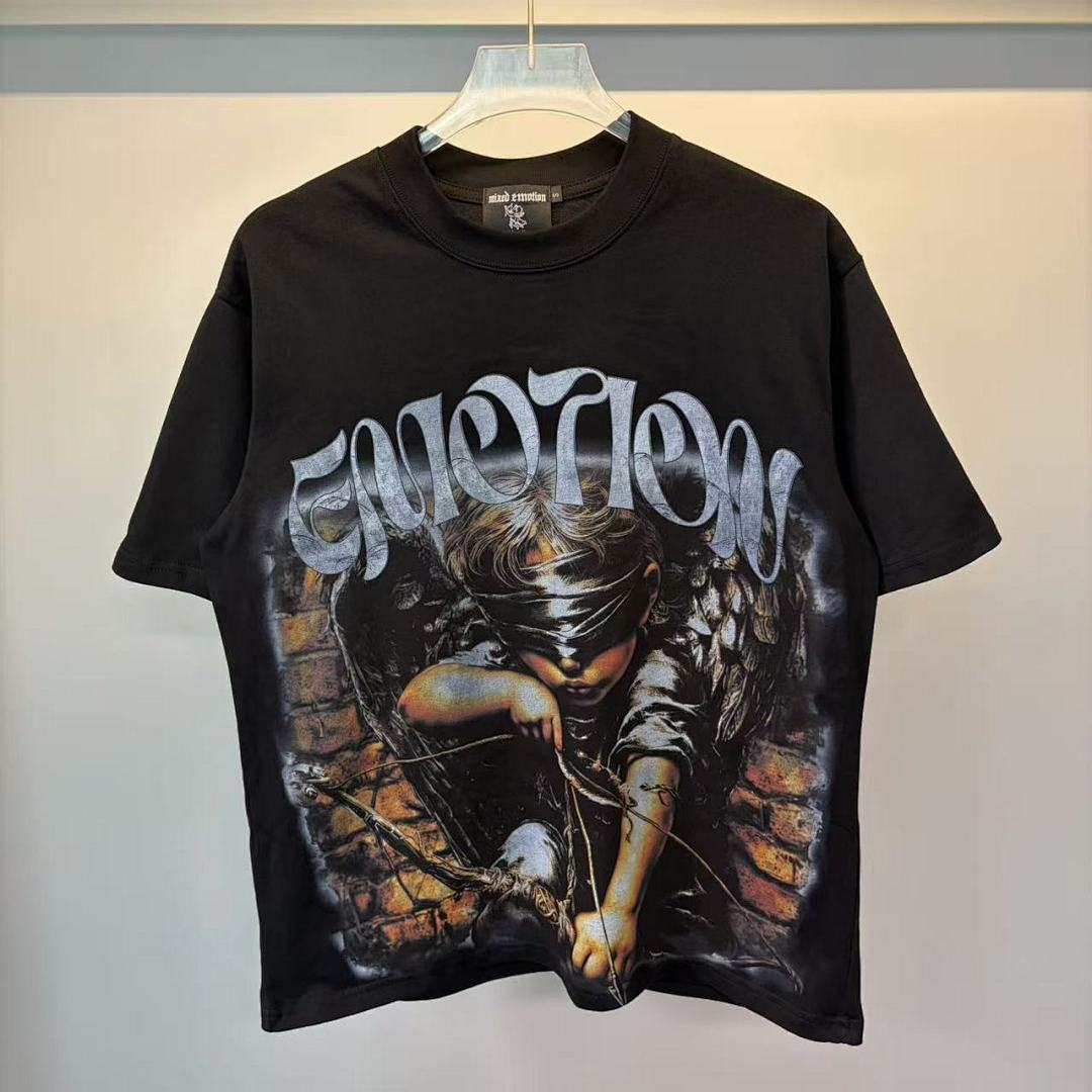 Mixed Emotion Distressed Warrior Graphic Tee