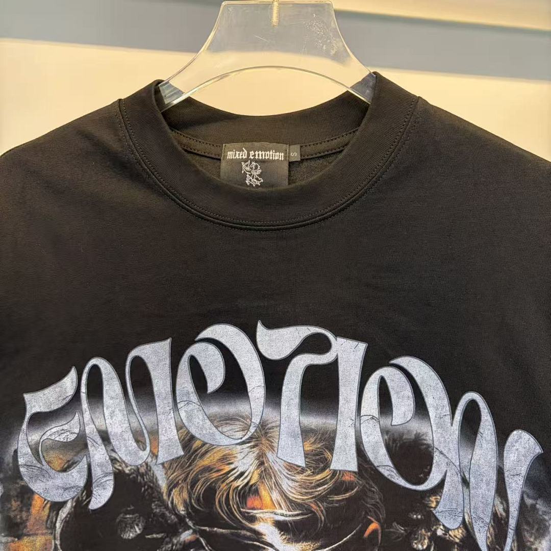 Mixed Emotion Distressed Warrior Graphic Tee