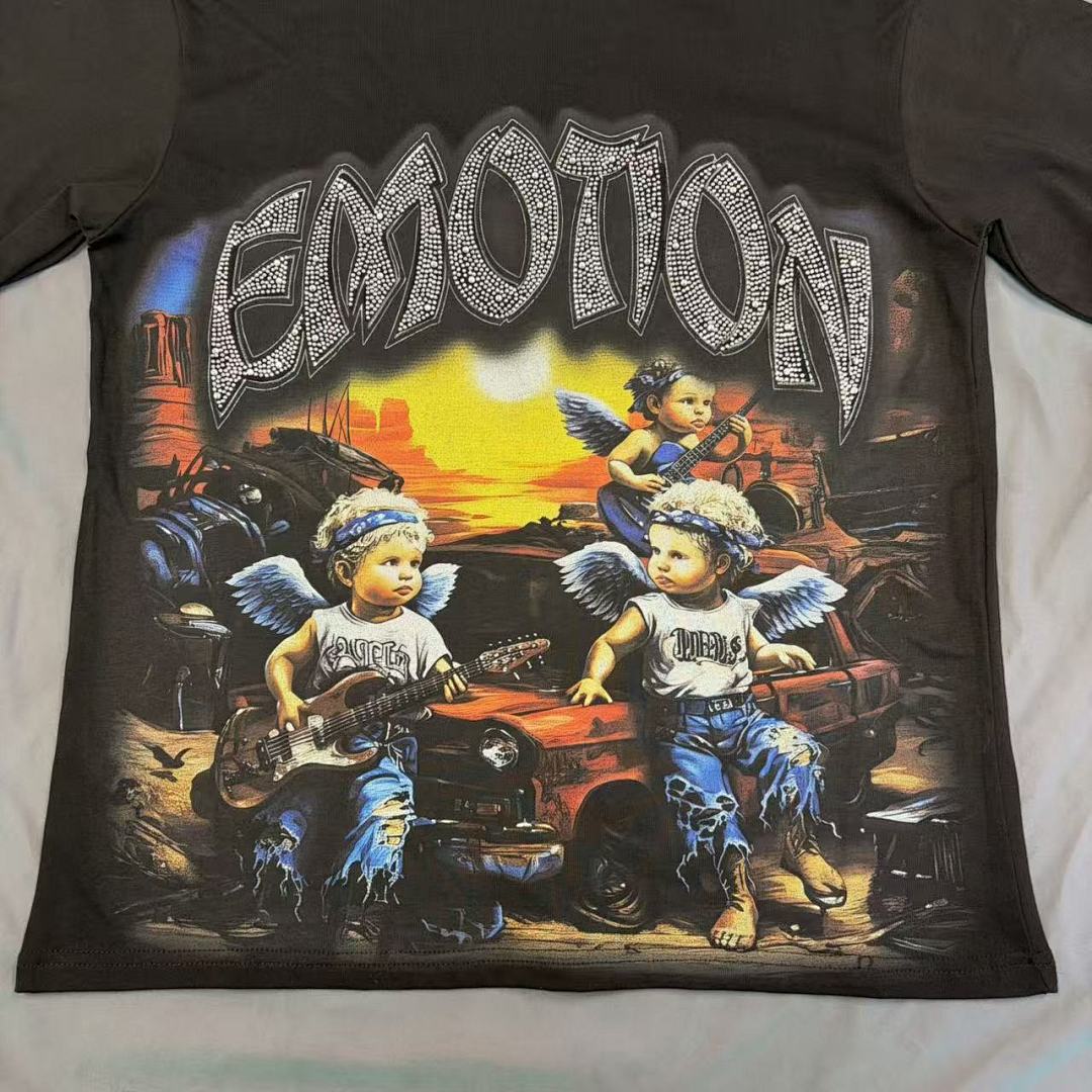 Mixed Emotion Dynamic Character Graphic Tee