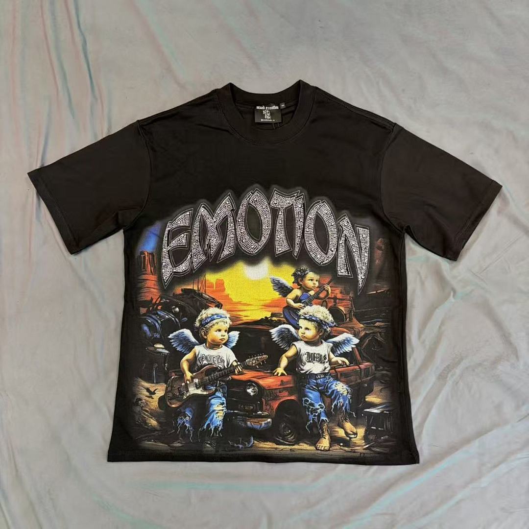 Mixed Emotion Dynamic Character Graphic Tee