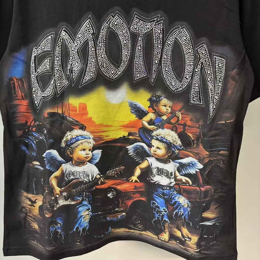 Mixed Emotion Dynamic Character Graphic Tee