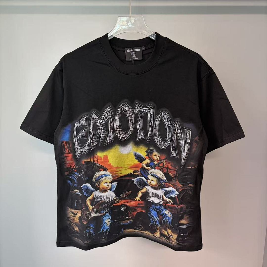 Mixed Emotion Dynamic Character Graphic Tee