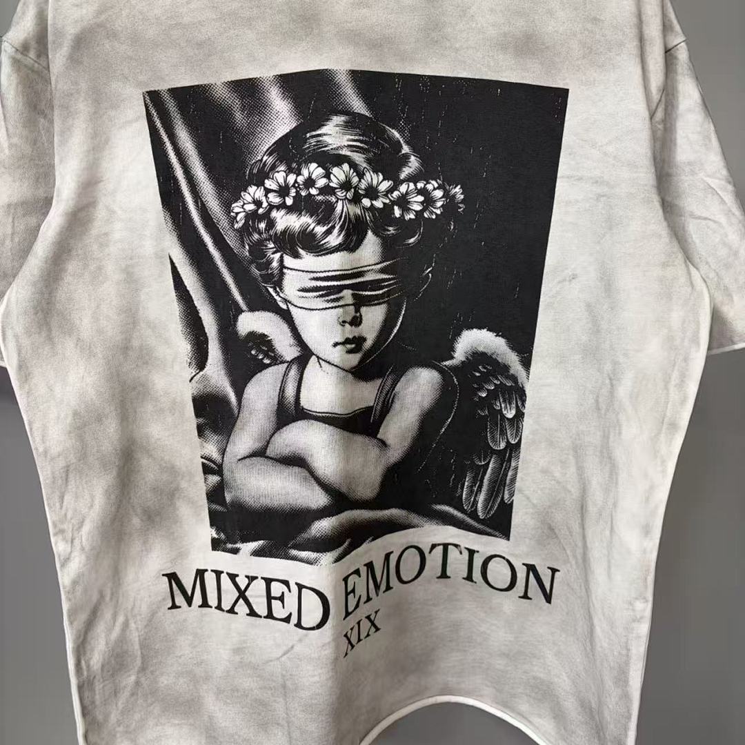 Mixed Emotion Vintage Portrait Graphic Tee