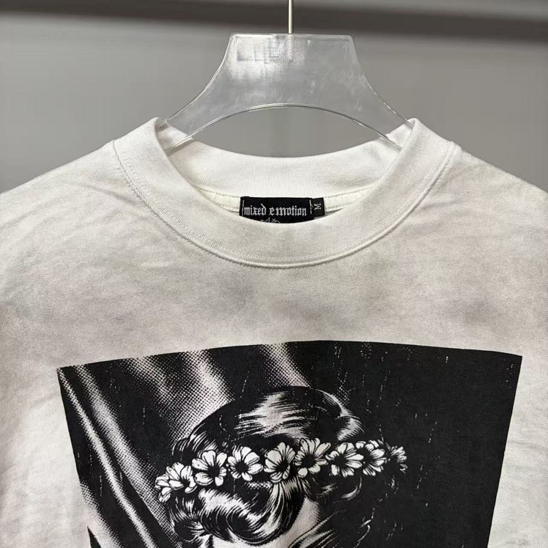 Mixed Emotion Vintage Portrait Graphic Tee