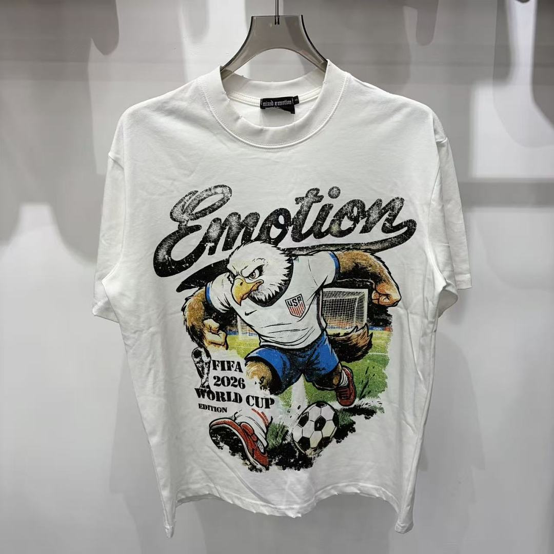 Mixed Emotion Cartoon Collage T-Shirt