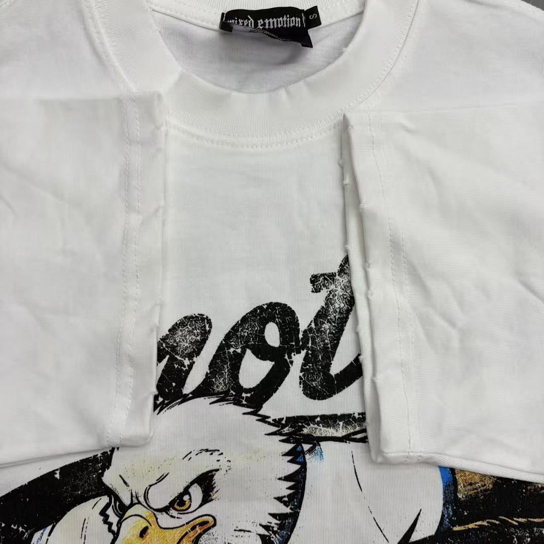 Mixed Emotion Cartoon Collage T-Shirt