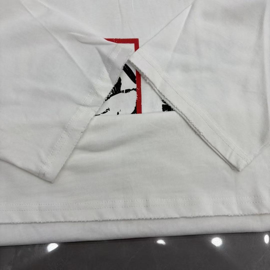 Mixed Emotion Embroidered Graphic T-Shirt