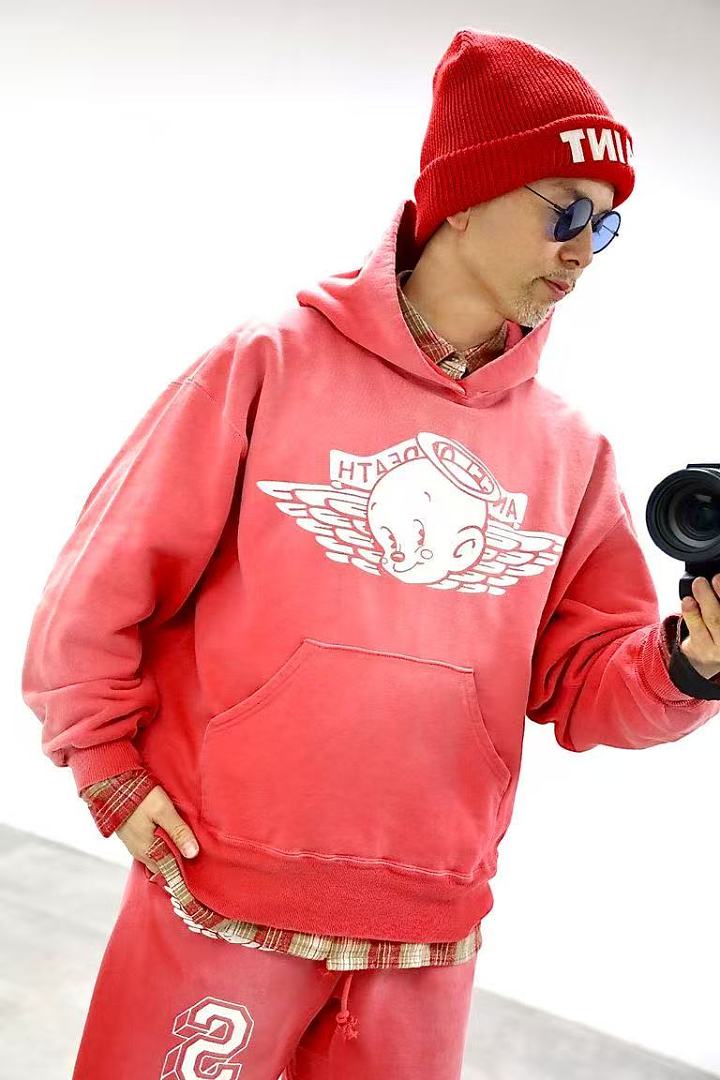 Saint Michael ST1163 Graphic Print Pullover Hoodie