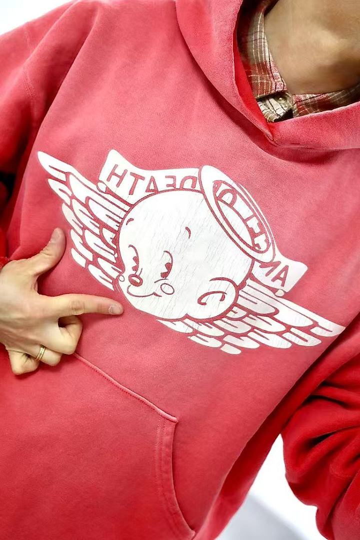Saint Michael ST1163 Graphic Print Pullover Hoodie