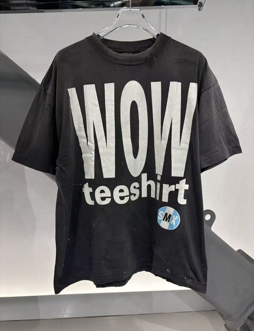 Saint Michael Distressed Graphic Slogan Vintage T-Shirt