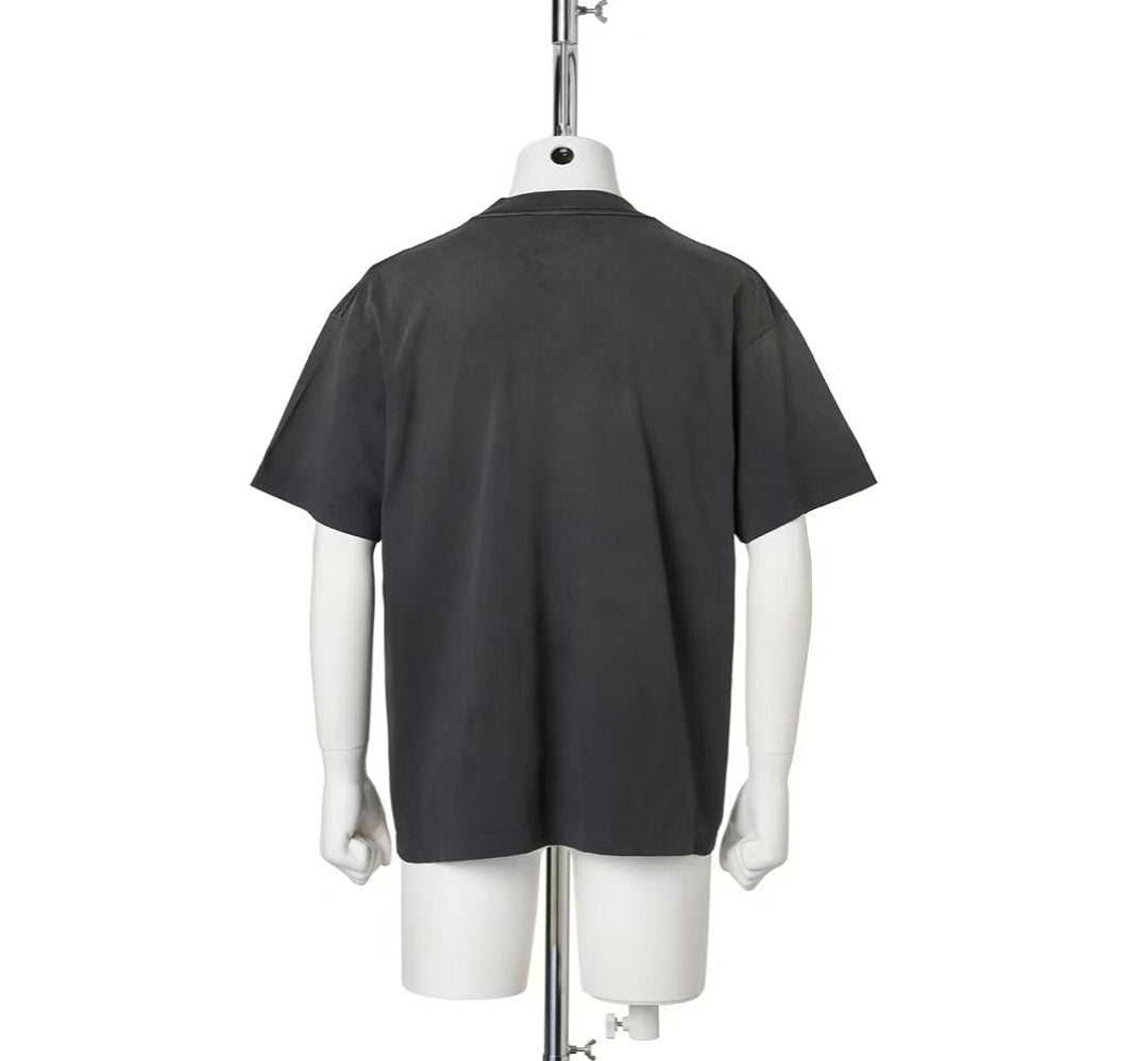 Saint Michael Distressed Graphic Slogan Vintage T-Shirt