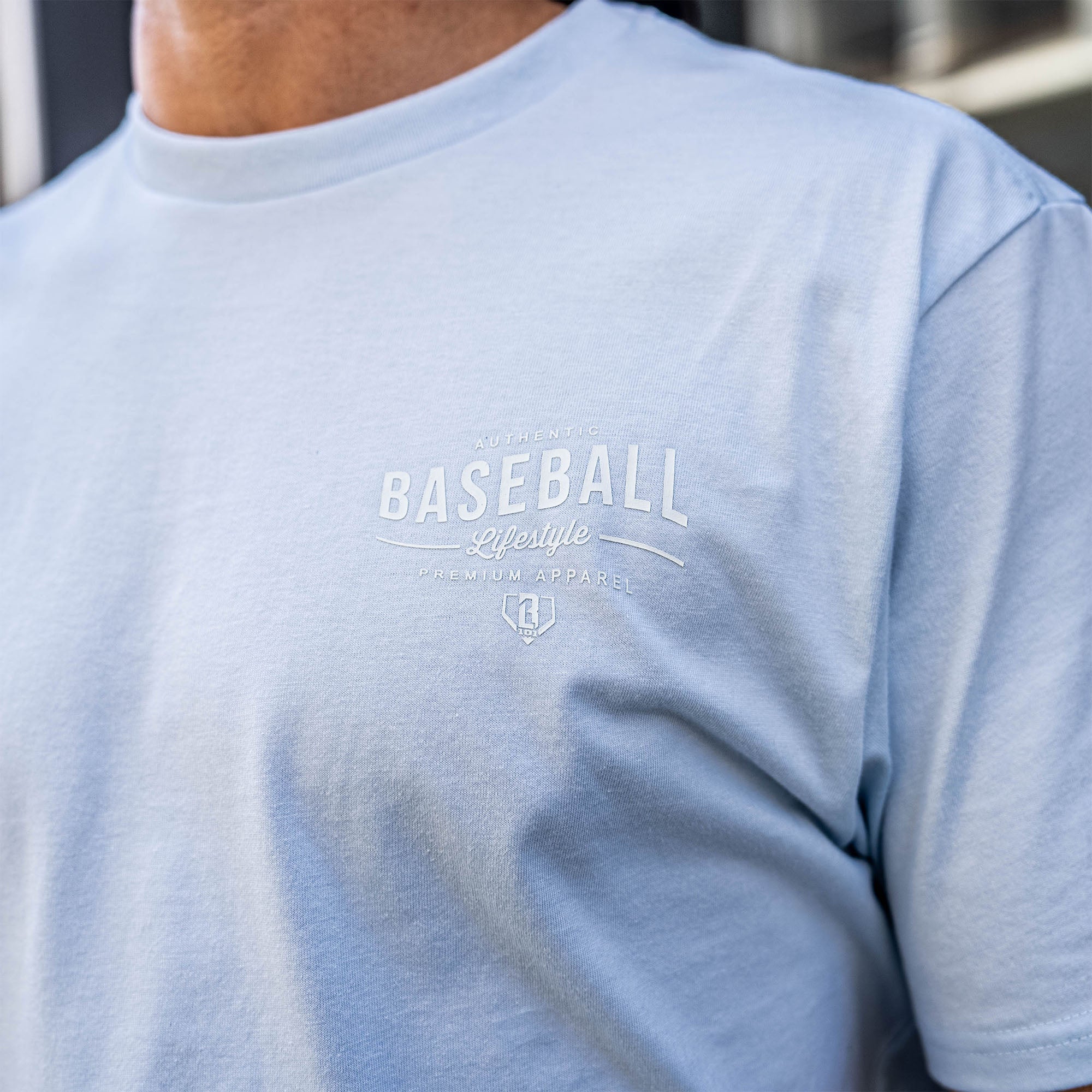 BSBL Wave Youth Tee - Light Blue
