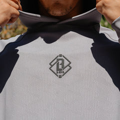 Diamond Tech Jacquard Hoodie - Gray