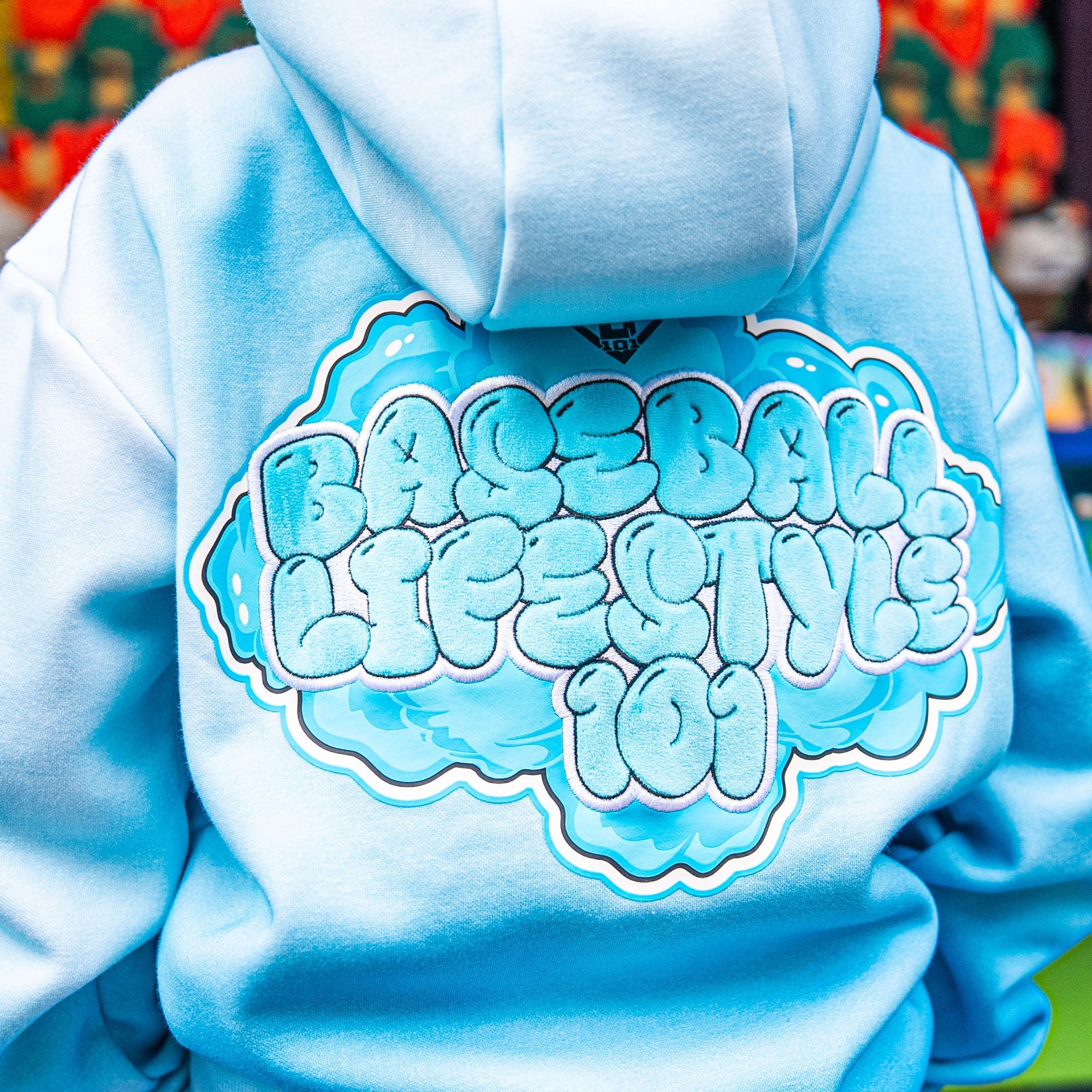 Cotton Candy Hoodie - Blueberry
