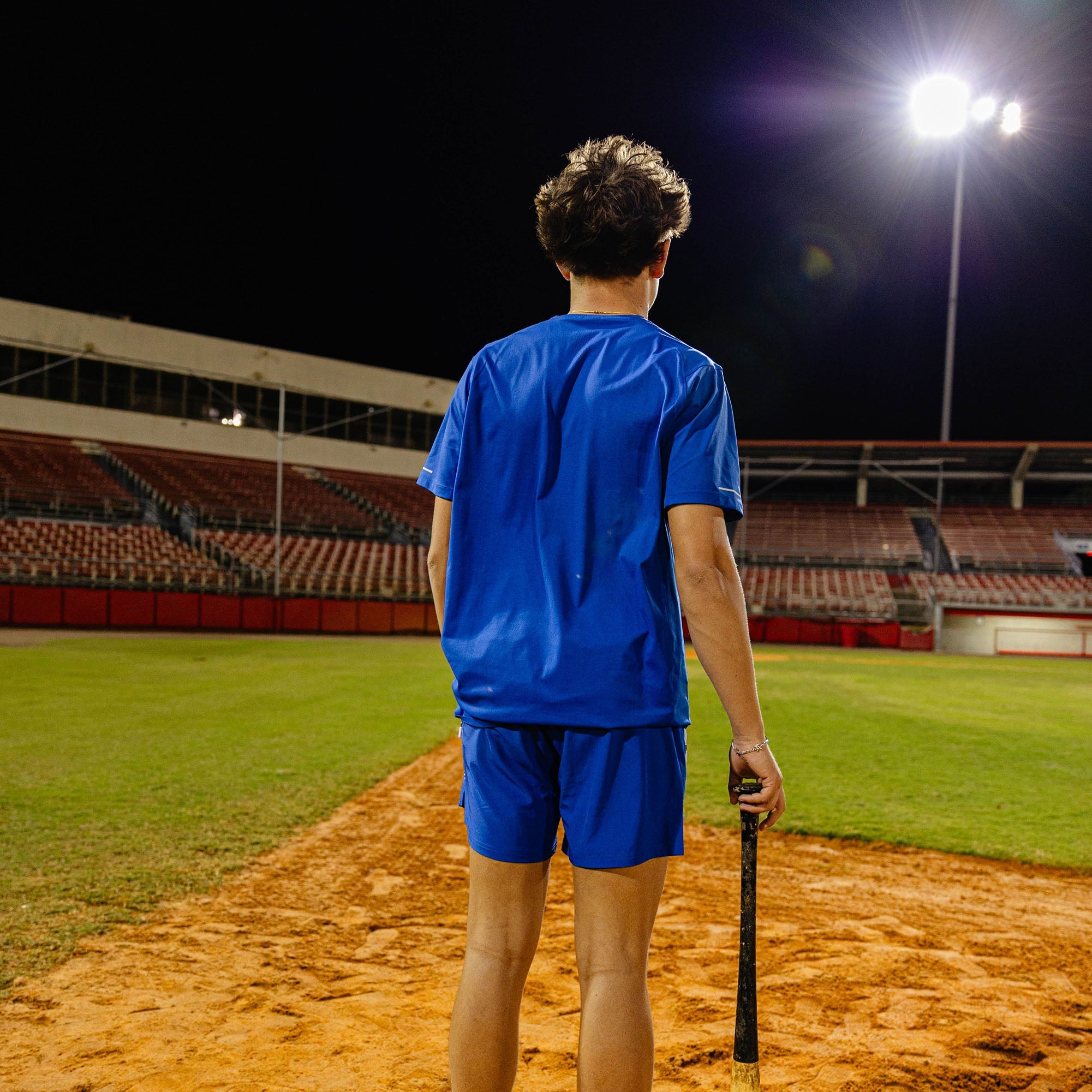 Diamond Tech Vented Tee - Royal Blue
