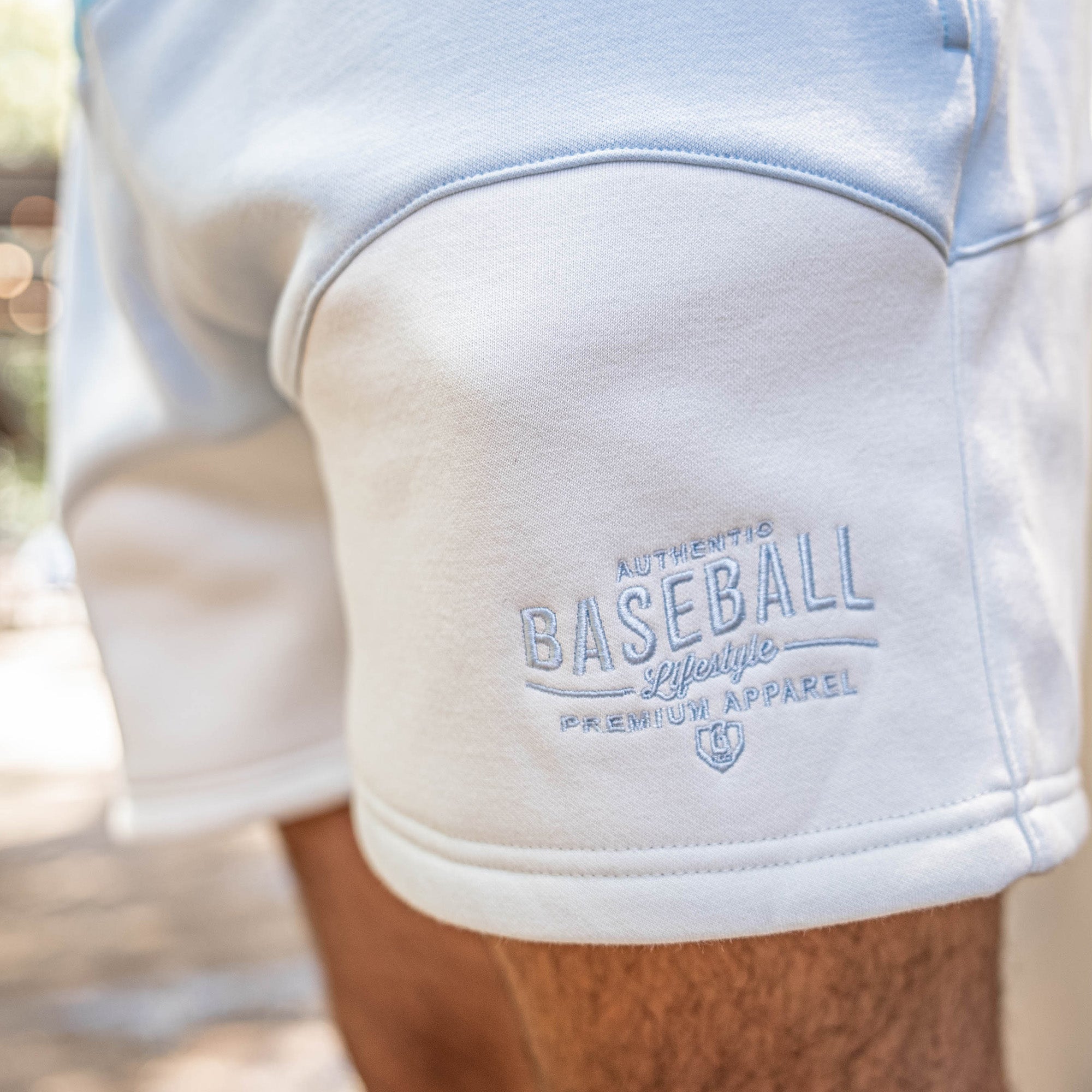 BSBL Wave Youth Sweatshorts - Light Blue