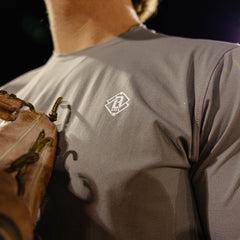 Diamond Tech Vented Tee - Gray