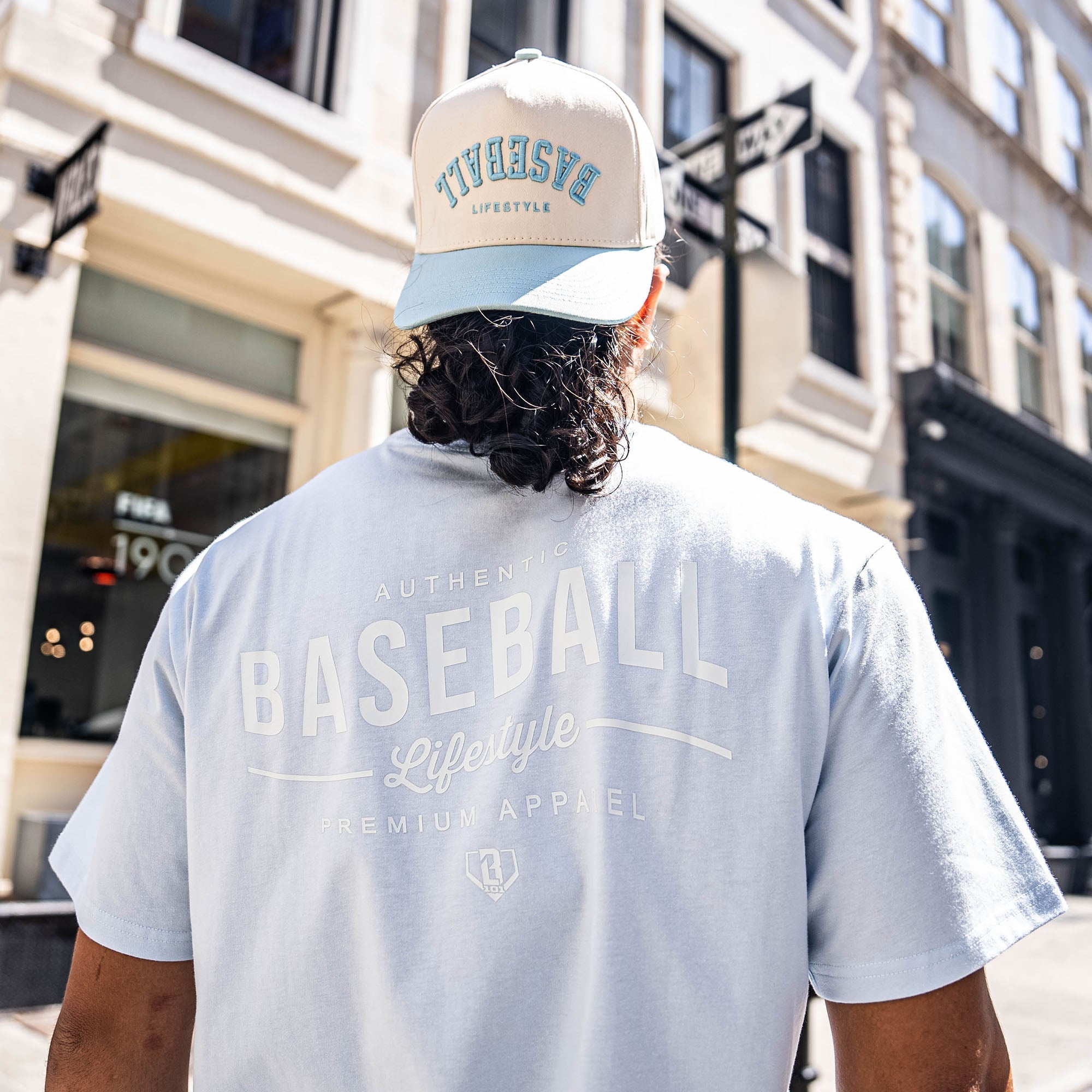 BSBL Wave Tee - Light Blue