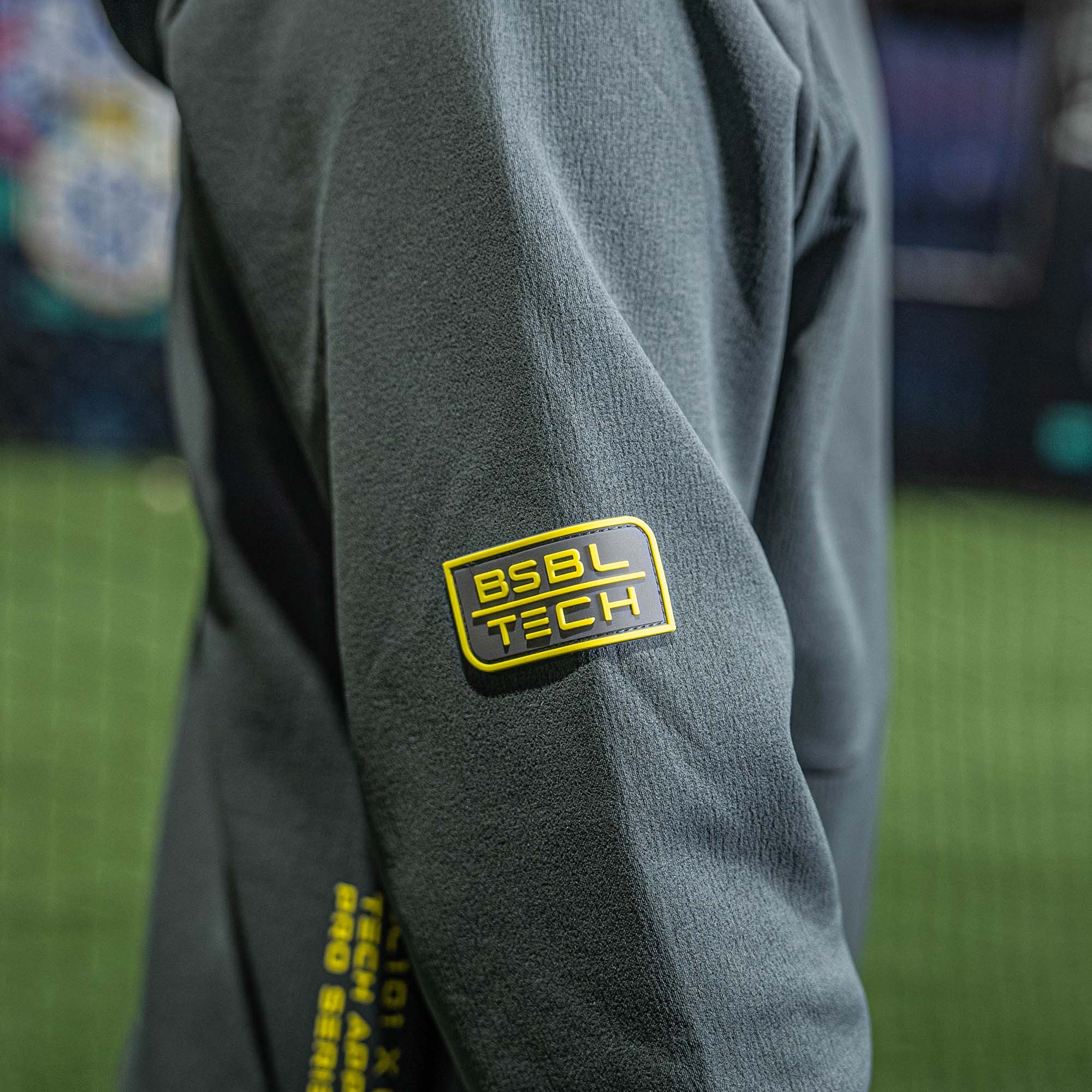 Diamond Tech Side Vented Youth Hoodie - Gray/Yellow
