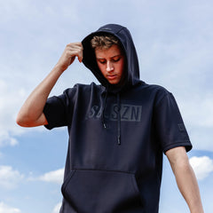 BSBL-SZN Youth Short Sleeve Hoodie V3 - Blackout