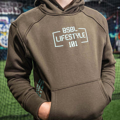 Off-Field Performance Hoodie - Brown/Mint