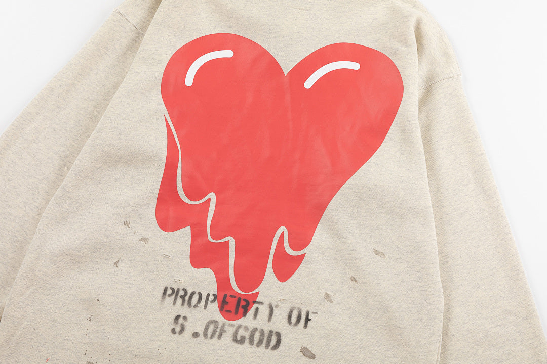 Saint Michael ST122 EU Heart Graphic Hoodie