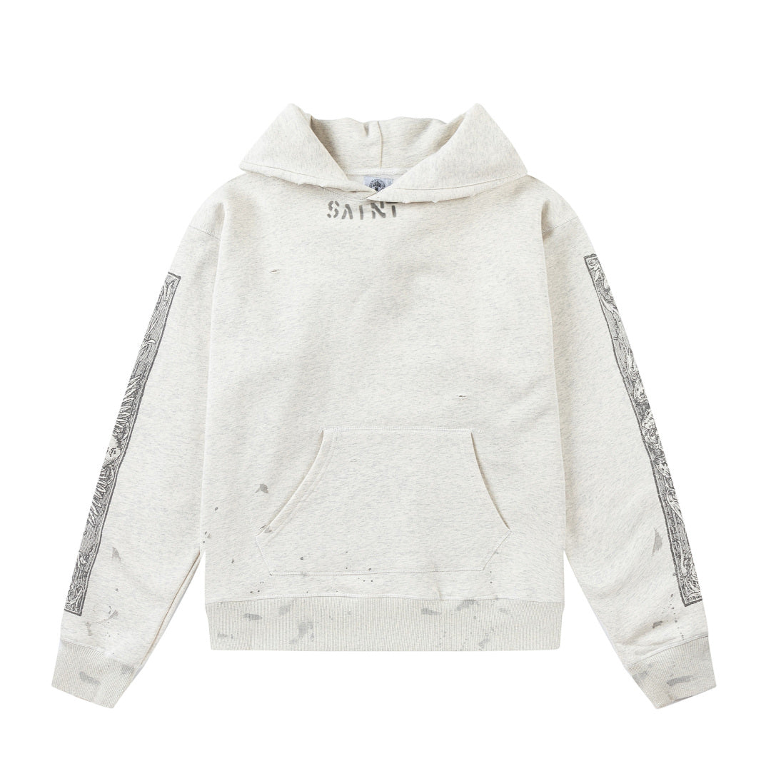 Saint Michael ST227 Thermal Grid Graphic Hoodie