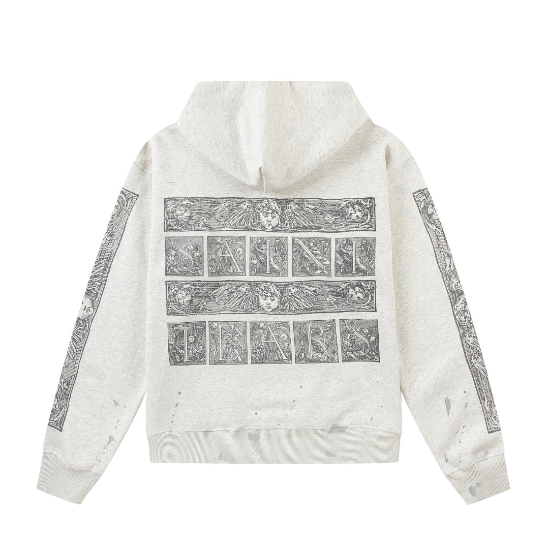 Saint Michael ST227 Thermal Grid Graphic Hoodie