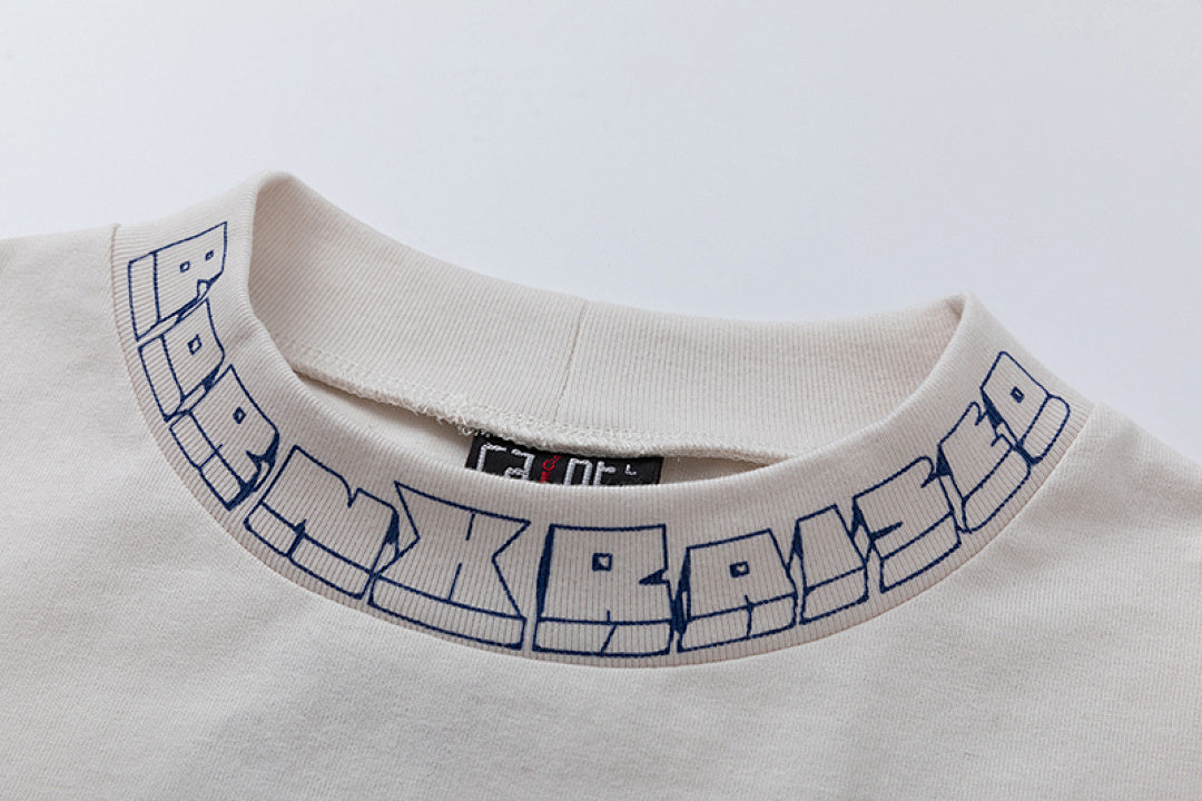 Saint Michael All-Over Doodle & Emblem Graphic Long Sleeve