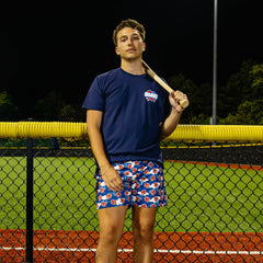 Cotton Candy Tee - Navy