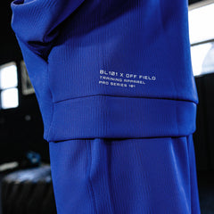 Diamond Tech Jacquard Youth Hoodie - Royal Blue