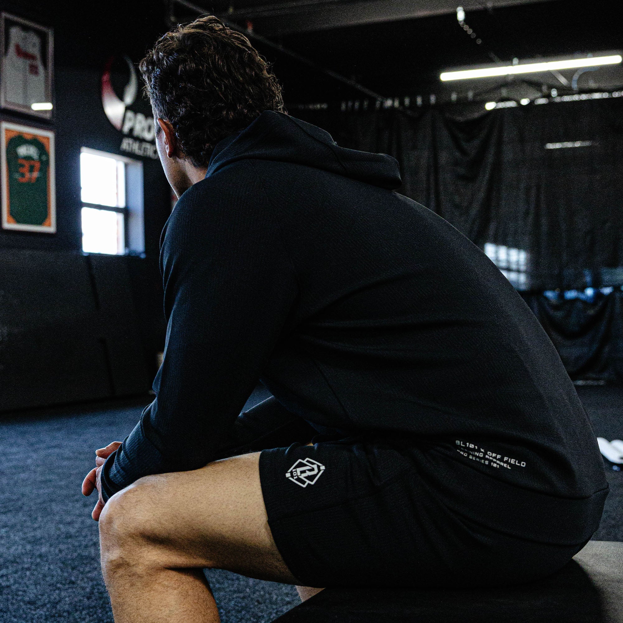 Diamond Tech Jacquard Youth Shorts - Black