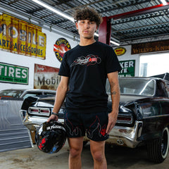 Flames Stitched Tee