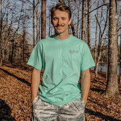 Realtree Established Tee - Teal/Aspect-Arctic