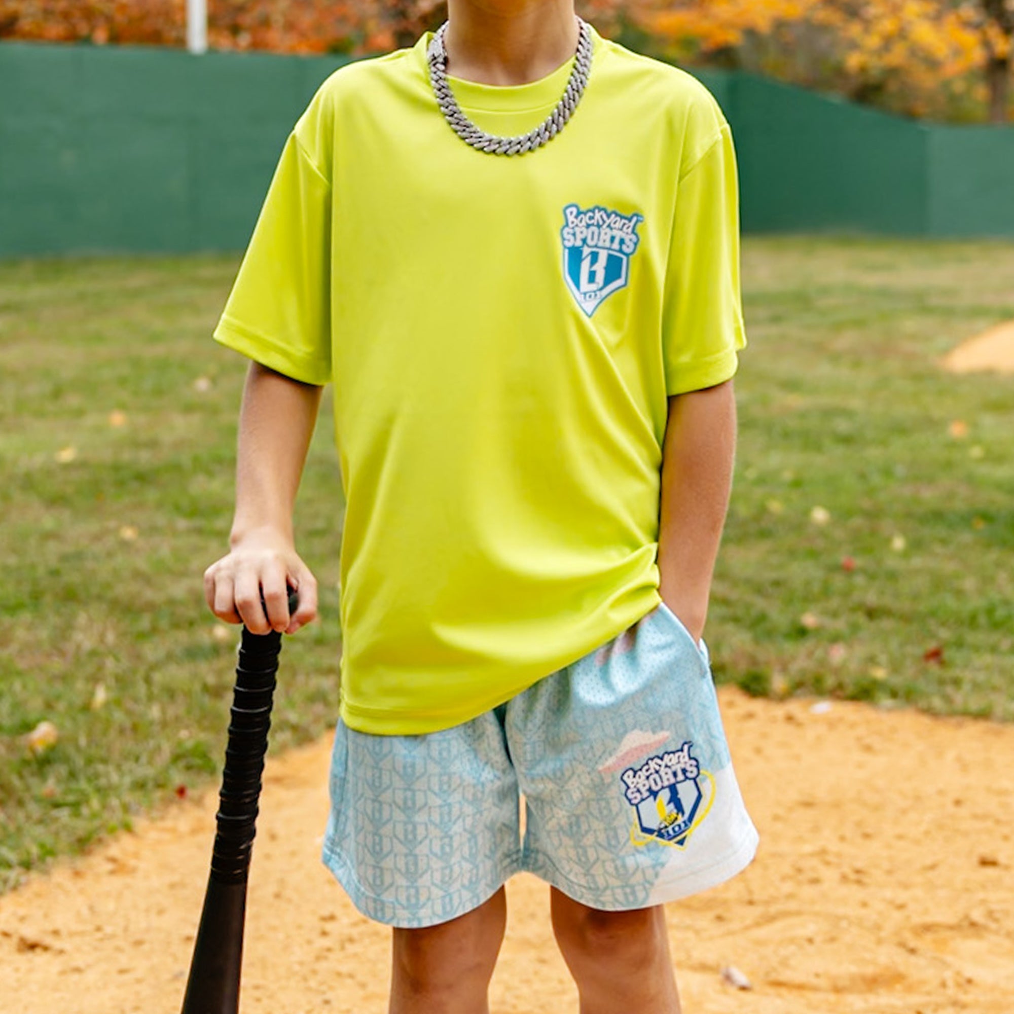 Ballpark Lights Athletic Tee