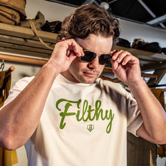 Filthy Youth Tee - Bone/Green