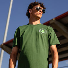 Backyard To Big League Tee - Green