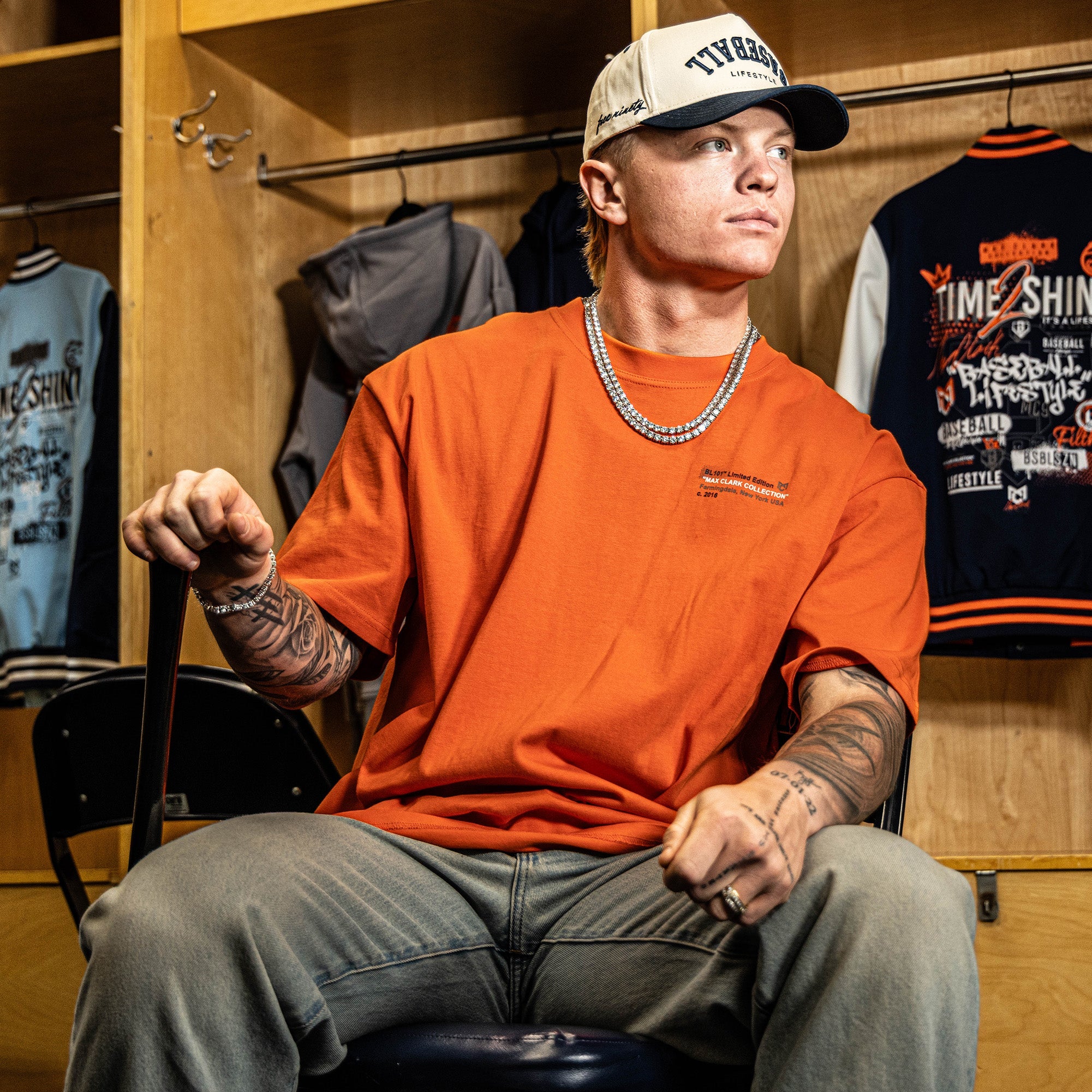 Max Clark Tee - Orange