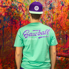 Splatter Established Tee - Teal