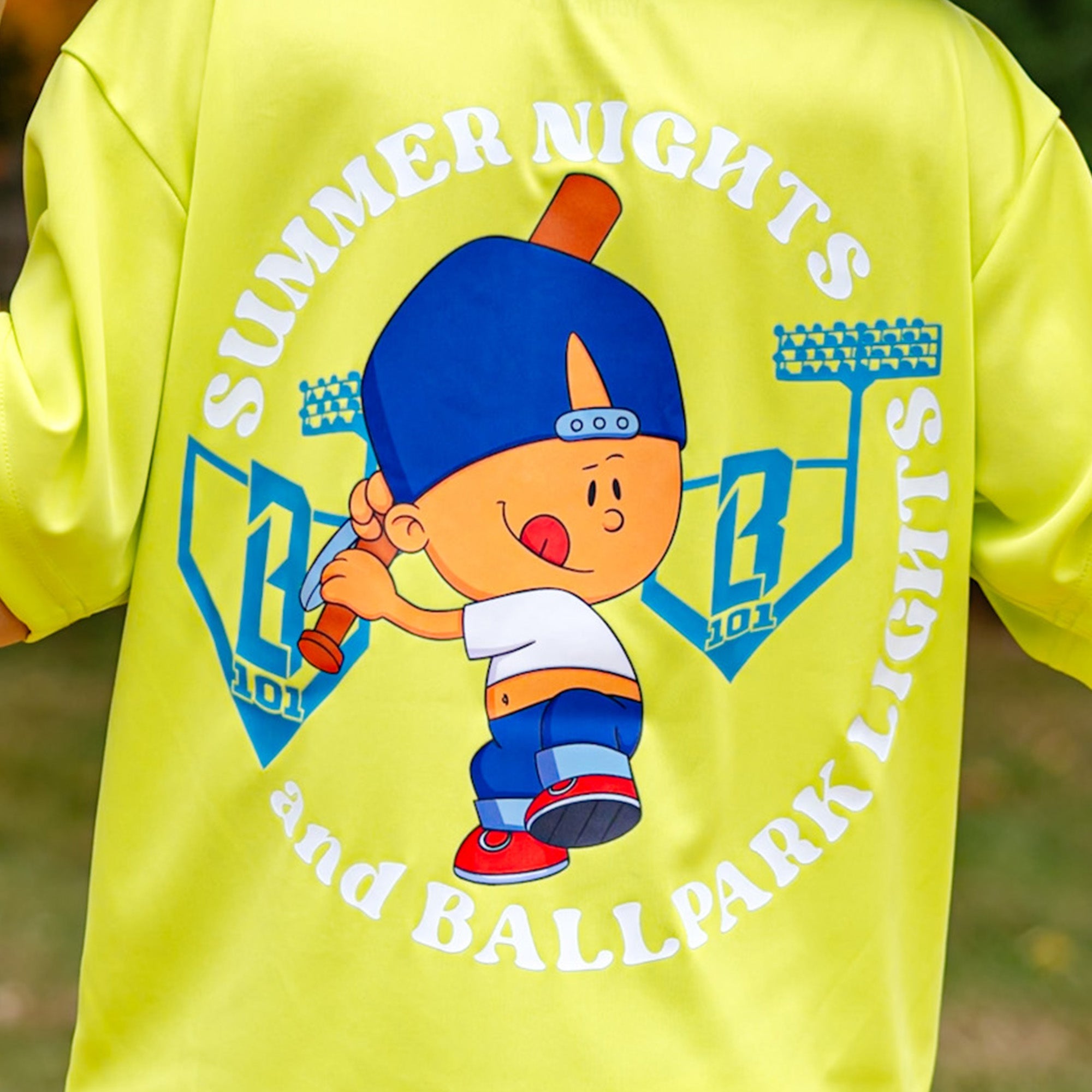 Ballpark Lights Athletic Tee
