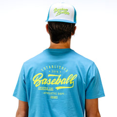 Established Tee - Highlighter Blue