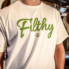 Filthy Youth Tee - Bone/Green