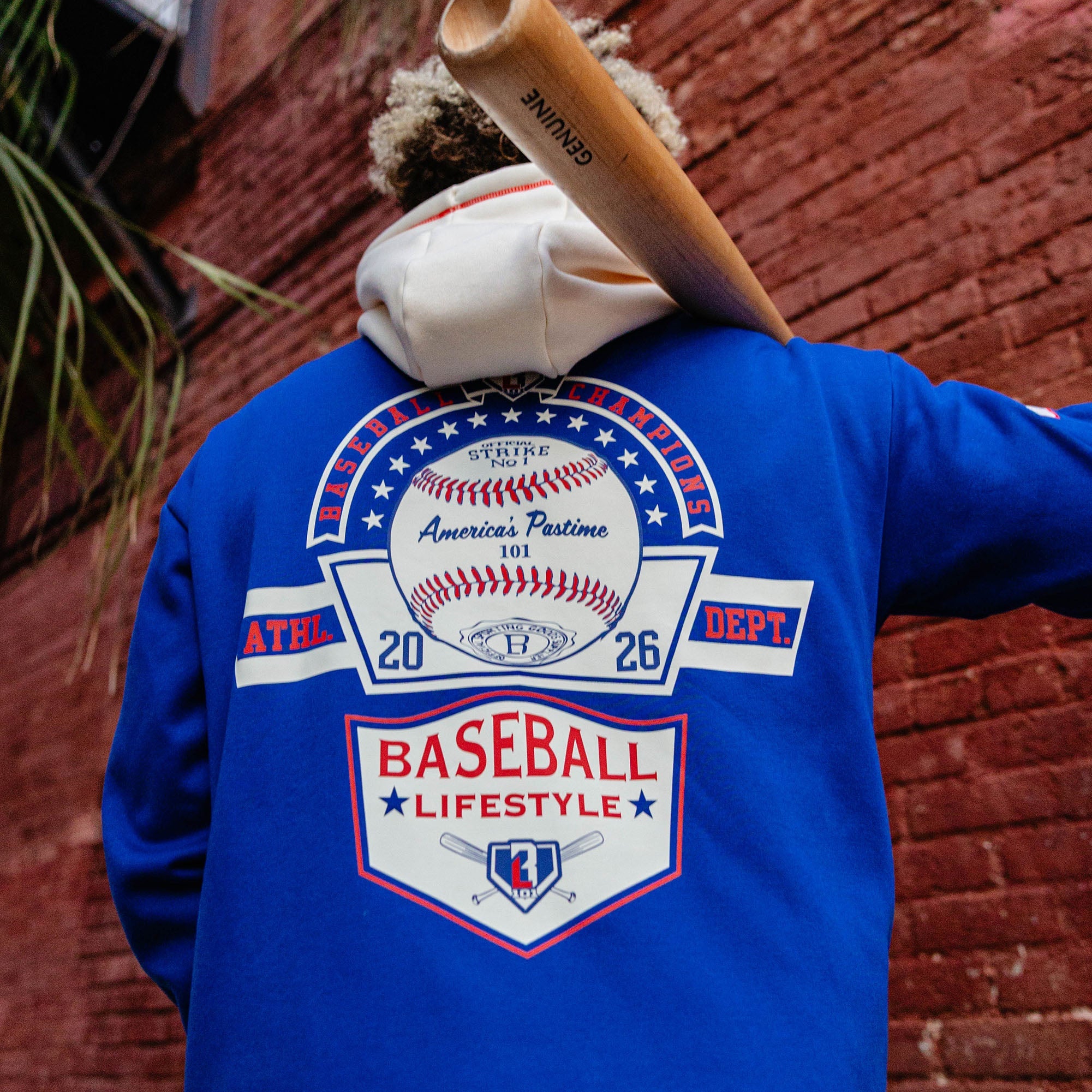 Baseball Champions Hoodie - Navy