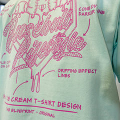 OG Ice Cream Design Tee - Light Blue
