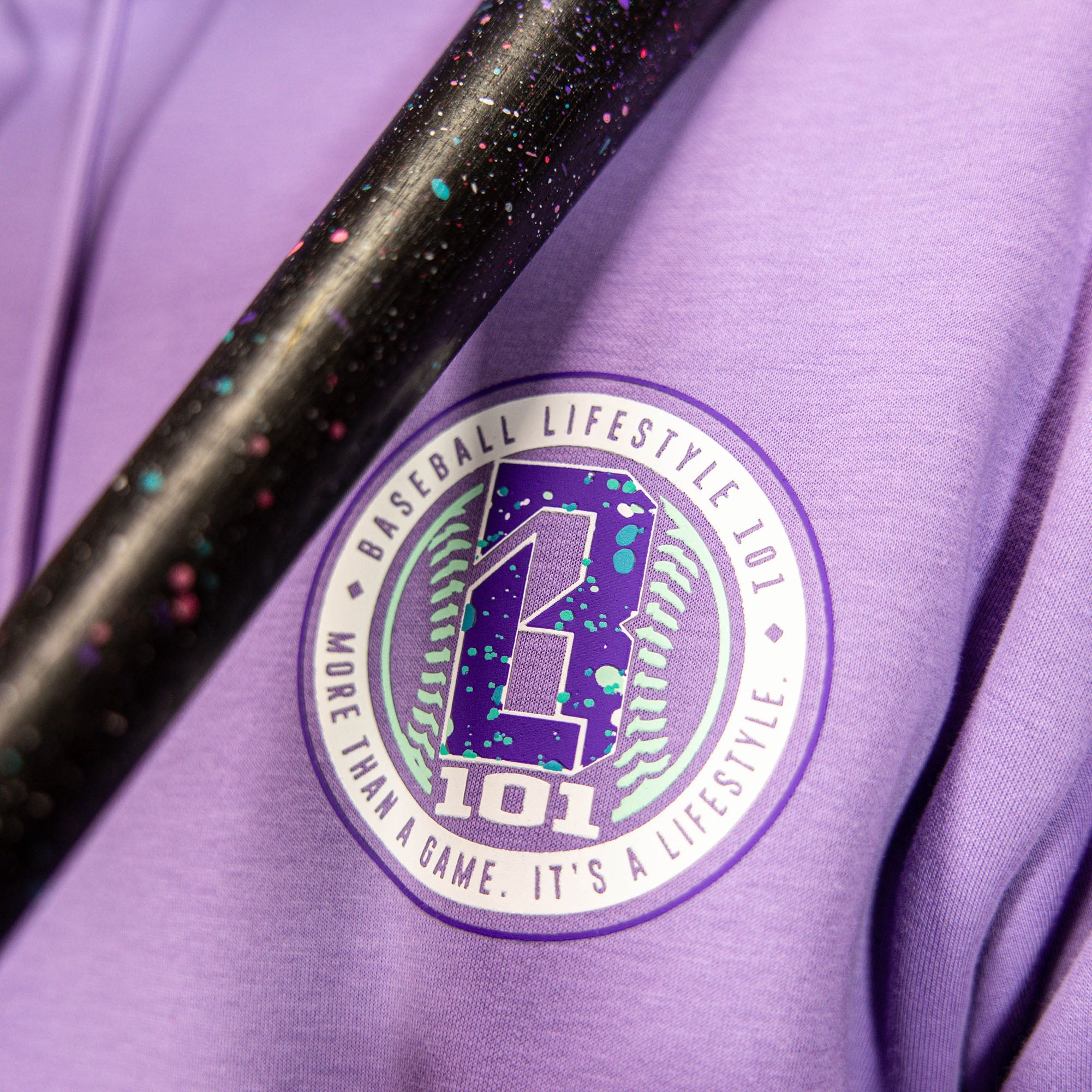 Splatter Hoodie - Purple
