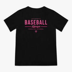 Authentic Youth Tee - Black/Pink